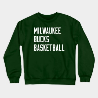 Bucks Basketball Crewneck Sweatshirt